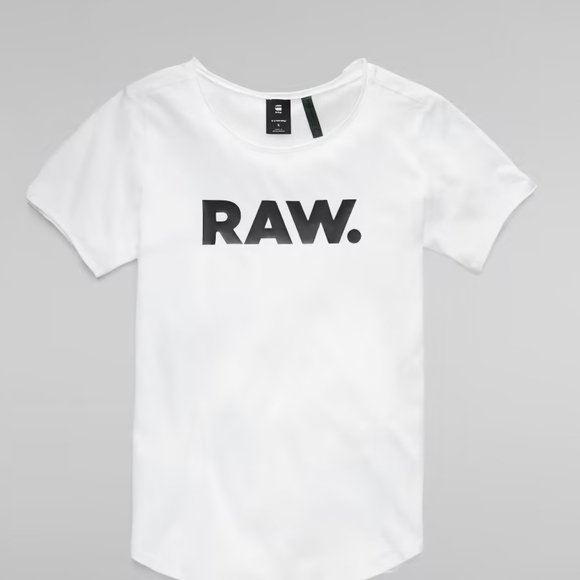 NWT, G-Star, RAW slim Women's White T-Shirt - Picture 5 of 6